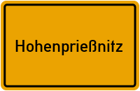 City Sign Hohenprießnitz