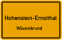 Kühler Morgen in Hohenstein-ErnstthalWüstenbrand