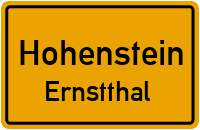 Ortsschild Hohenstein.Ernstthal