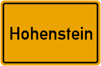 Wo liegt Hohenstein?