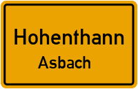 Asbach in HohenthannAsbach