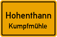 Kumpfmühle in 84098 Hohenthann (Kumpfmühle)