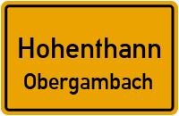 Frühlingstraße in HohenthannObergambach