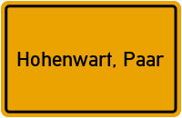 City Sign Hohenwart, Paar