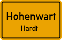 Straßen in Hohenwart Hardt