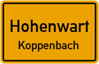 Straßen in Hohenwart Koppenbach