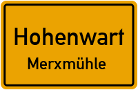 Straßen in Hohenwart Merxmühle