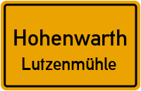 Straßenverzeichnis Hohenwarth Lutzenmühle