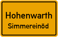Straßenverzeichnis Hohenwarth Simmereinöd