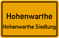 Hohenwarther Landstraße in HohenwartheHohenwarthe Siedlung