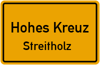 Streitholz in Hohes KreuzStreitholz