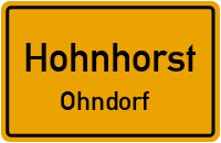 Kapellenstraße in HohnhorstOhndorf