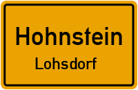 Straßen in Hohnstein Lohsdorf