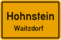 Straßen in Hohnstein Waitzdorf