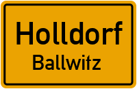 an Der Kreuzung in HolldorfBallwitz