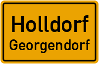 Dorfstraße in HolldorfGeorgendorf
