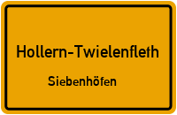 Hinterstraße in Hollern-TwielenflethSiebenhöfen