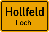 Loch in HollfeldLoch