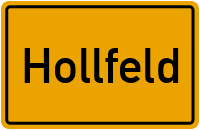 Ortsschild von Stadt Hollfeld in Bayern