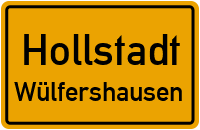 Waltershauser Straße in HollstadtWülfershausen