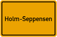 City Sign Holm-Seppensen