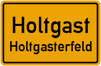 Achtert Haltestä in HoltgastHoltgasterfeld