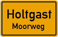 Waldweg in HoltgastMoorweg