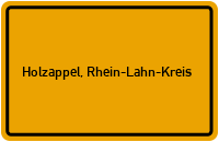 City Sign Holzappel, Rhein-Lahn-Kreis