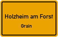 Straßen in Holzheim am Forst Grain