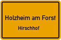 Hirschhof in 93183 Holzheim am Forst (Hirschhof)