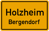 Dorfstraße in HolzheimBergendorf