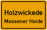 Akazienweg in HolzwickedeMassener Heide