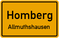 Schmiedegasse in HombergAllmuthshausen