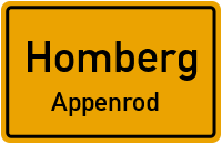 Dannenröder Straße in 35315 Homberg (Appenrod)