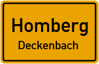 Mittlere Hauptschneise in HombergDeckenbach