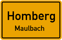 Hintergasse in HombergMaulbach