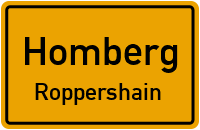 Aspenweg in HombergRoppershain