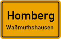 Dörnisweg in HombergWaßmuthshausen