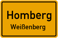 Obere Dorfstraße in HombergWeißenberg