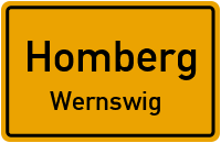Mittelgasse in HombergWernswig
