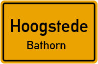 Straßenverzeichnis Hoogstede Bathorn