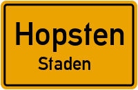 Moorstraße in HopstenStaden