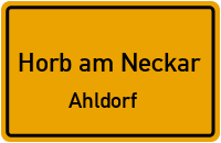 Felldorfer Straße in 72160 Horb am Neckar (Ahldorf)