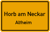 Biegelstraße in 72160 Horb am Neckar (Altheim)
