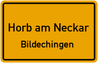 Holunderweg in Horb am NeckarBildechingen