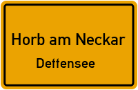 Buchhofer Weg in Horb am NeckarDettensee
