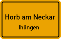 Neckartalblick in Horb am NeckarIhlingen