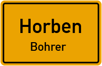 Bohrerstraße in HorbenBohrer