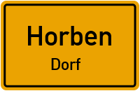 Straßen in Horben Dorf