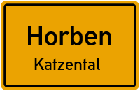 Straßen in Horben Katzental